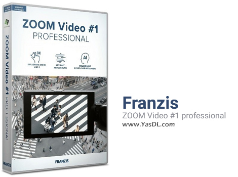 Download Franzis ZOOM Video # 1 professional 1.16.03734 - Enlarge and increase the quality of movies