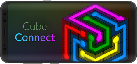 Download game Cube Connect: Connect the dots 4.22 - connecting colored dots for Android + infinite version