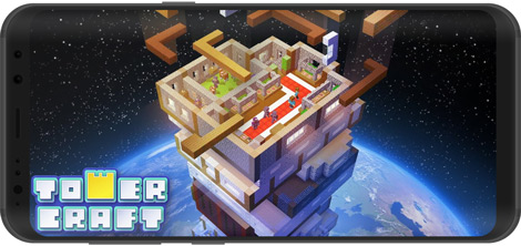 Download the game Tower Craft - Block Building 1.10.3 - tower building simulator for Android + infinite version