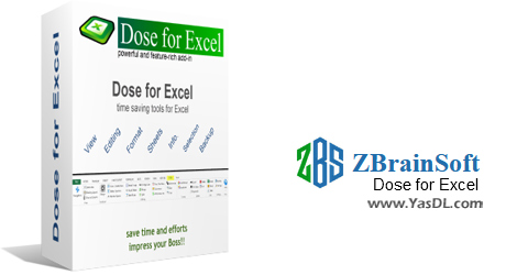 Download Zbrainsoft Dose for Excel 3.6 - a functional extension for Excel