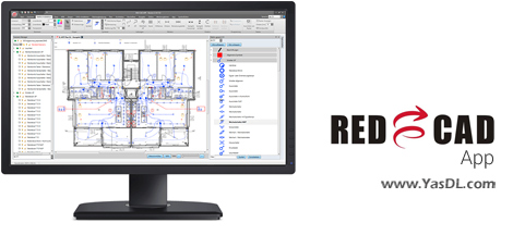 Download Red Cad App 3.21.1 - software for designing construction facilities