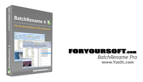 Download ForYourSoft BatchRename Pro 4.5.1.1 x64 - file and folder group renaming software
