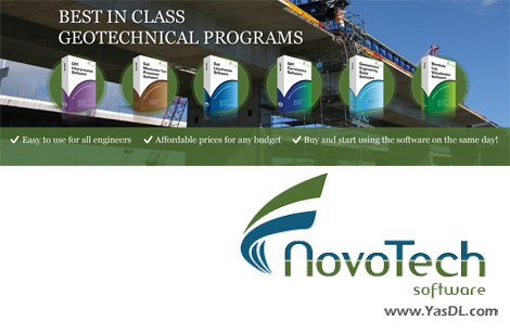 Download NovoTech Software Suite 2022 x64 - a collection of geotechnical engineering software