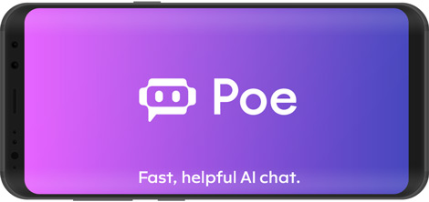 Download Poe - Fast AI Chat a1.1.1 - Poe;  Powerful artificial intelligence chatbot for Android