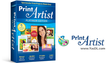 Download Print Artist Platinum 25.0.0.10 - software for creating and printing fast and easy brochures, business cards, advertising banners and other types of printing projects