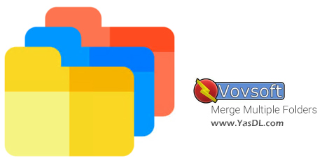 Download VovSoft Merge Multiple Folders 2.0.0 - ادغام کردن محتوای چند فولدر با هم